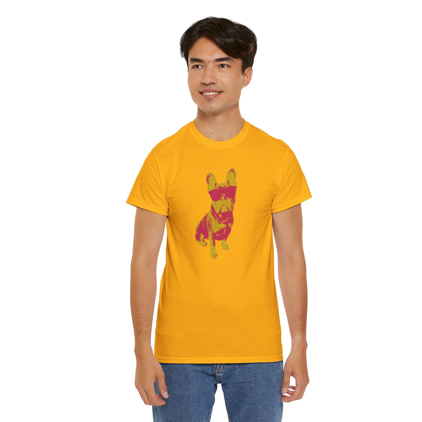French Buldog Unisex Heavy Cotton Tee