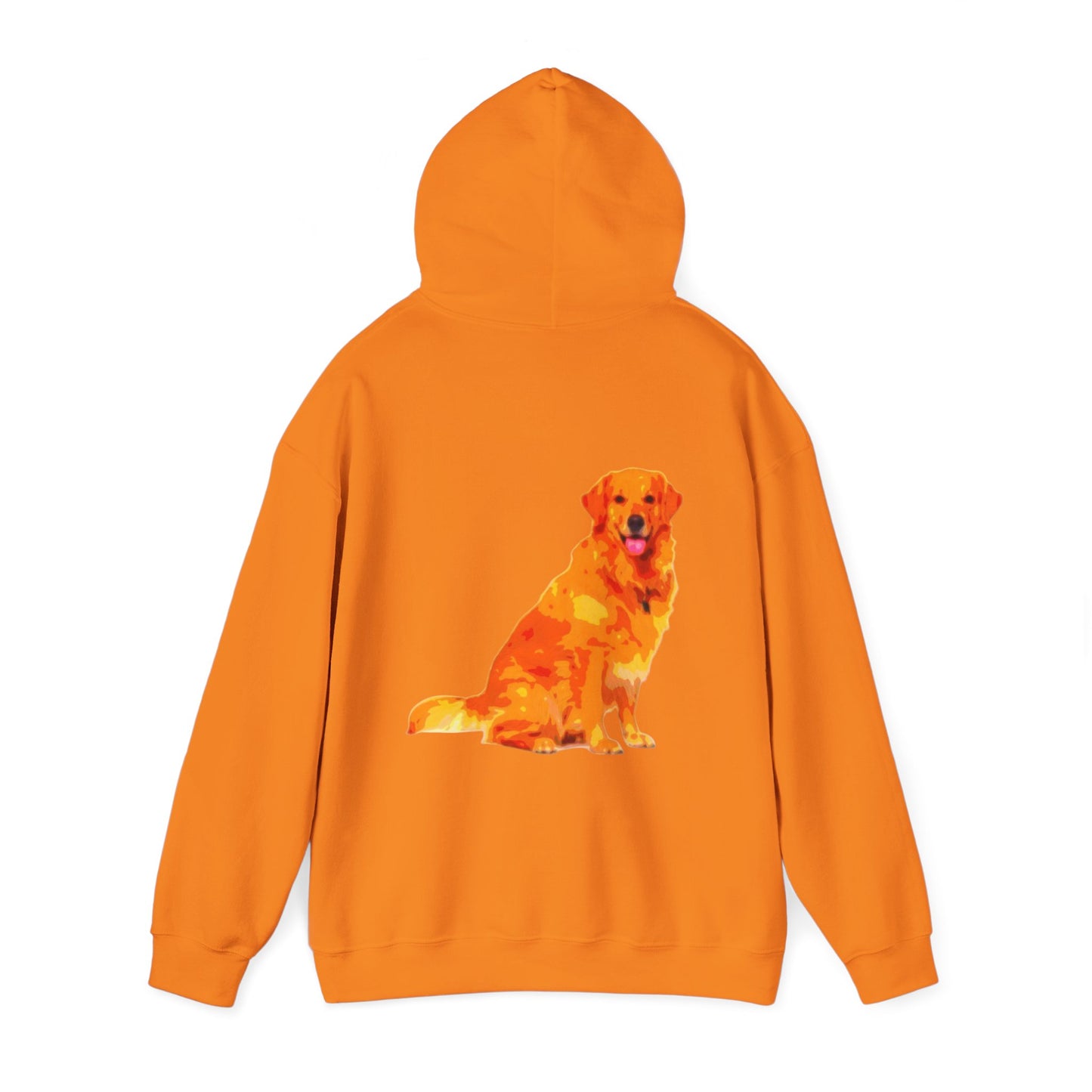 Vibrant Golden Retriever Hoodie, Pet Lover Gift, Cozy Sweatshirt, Animal Art Apparel, Dog Mom Outfit, Christmas Wear, Cute Canine Fashion