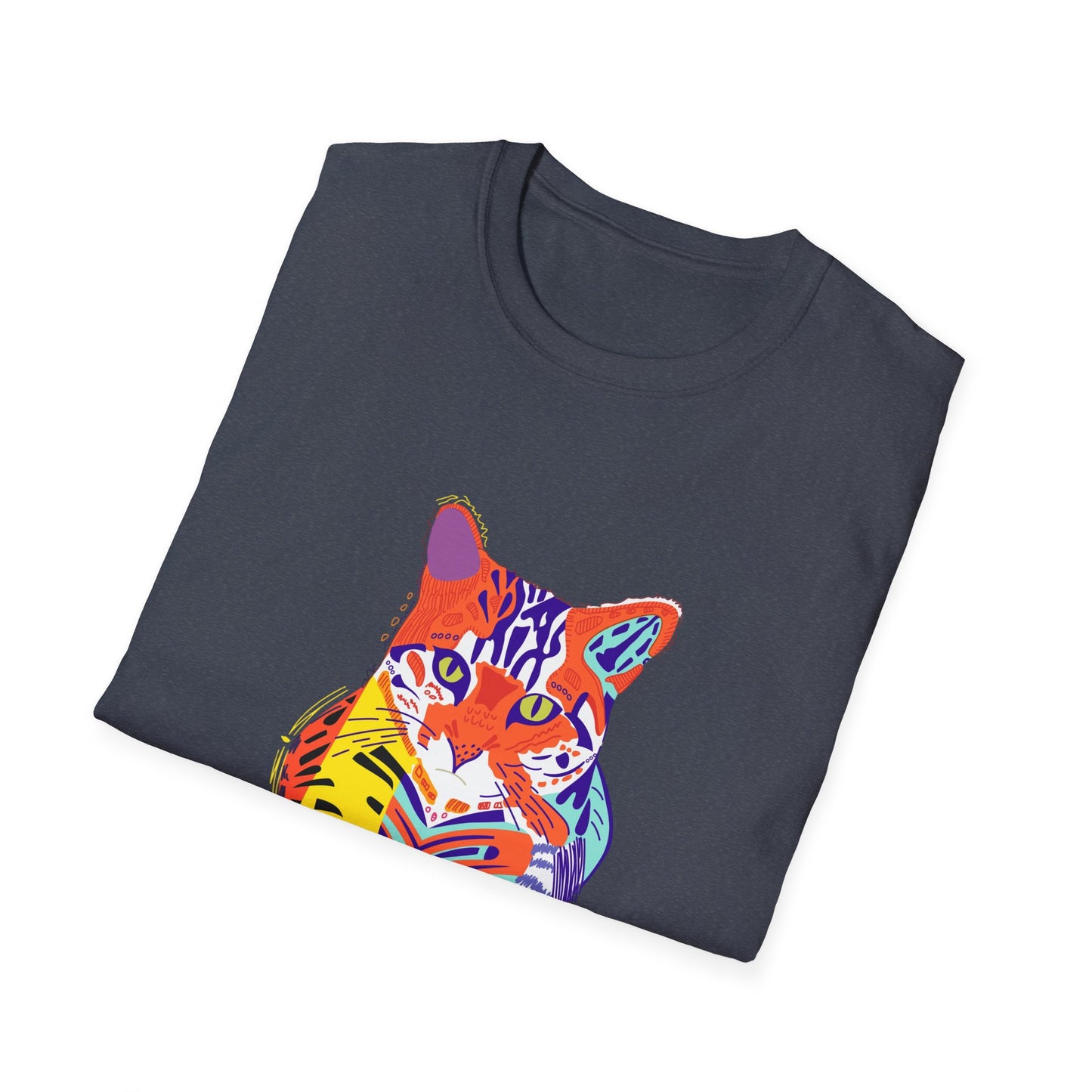 Vibrant Tiger Graphic Unisex Softstyle T-Shirt