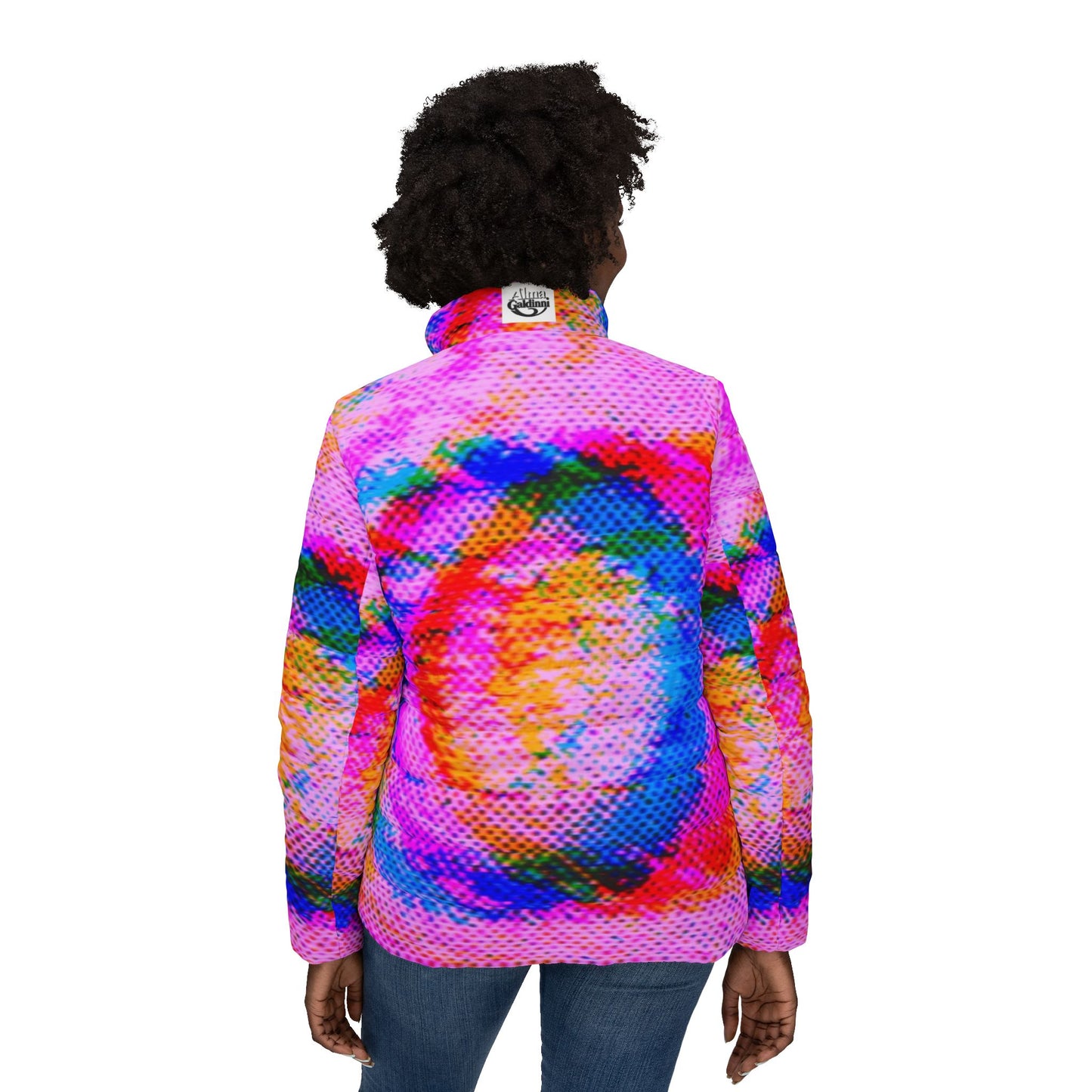 Cybernetic Butterfly Women’s Puffer Jacket (AOP)