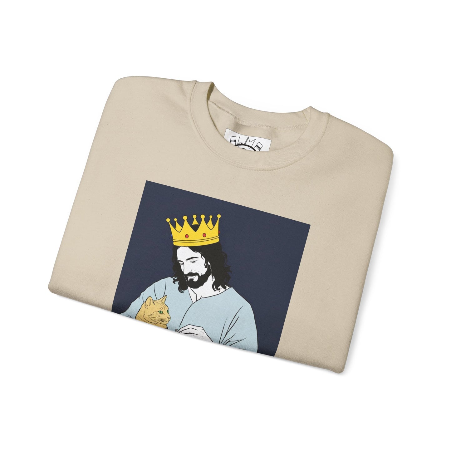 Jeus and cat Unisex Heavy Blend™ Crewneck Sweatshirt