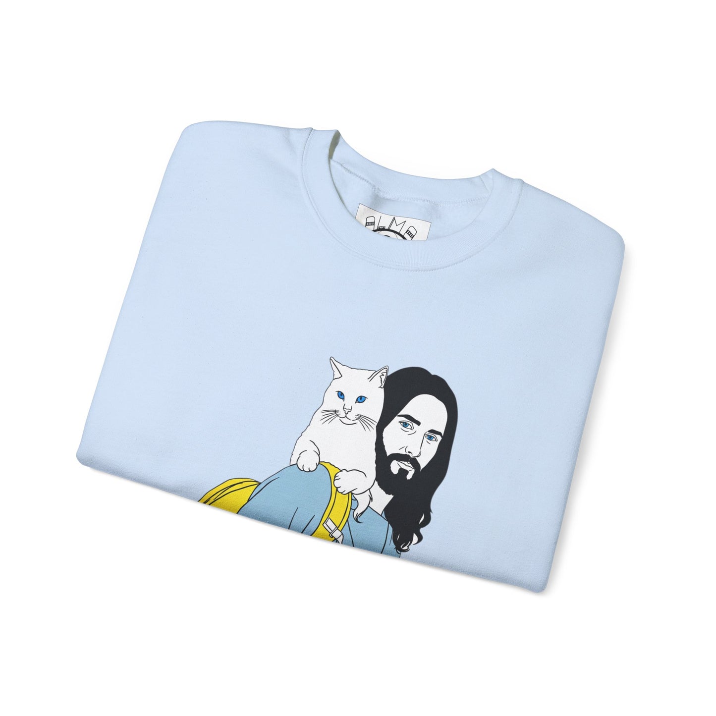 Jeus and cat Unisex Heavy Blend™ Crewneck Sweatshirt