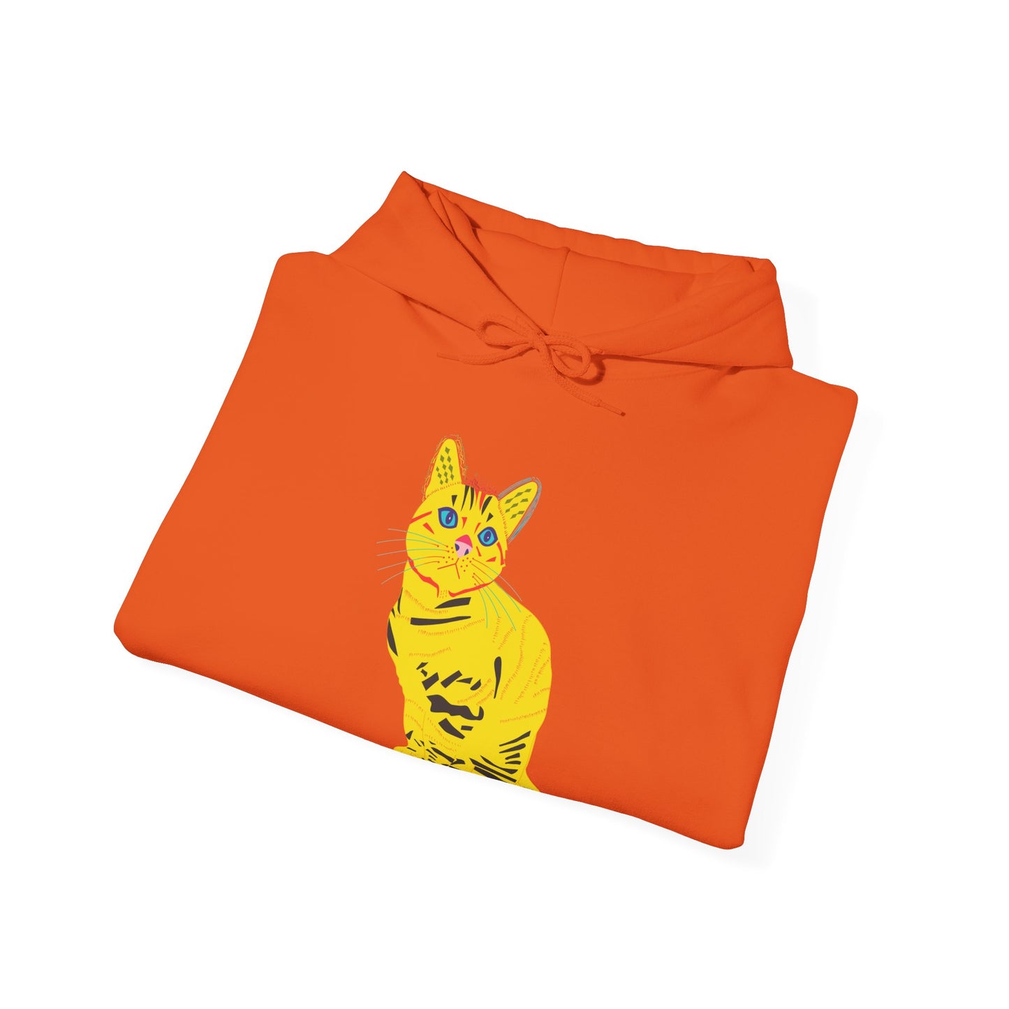 Yellow Cat Unisex Heavy Blend™ Hooded Sweatshirt