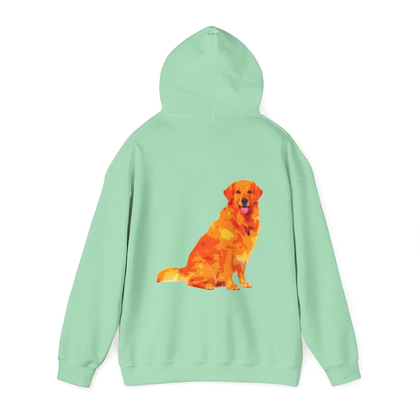 Vibrant Golden Retriever Hoodie, Pet Lover Gift, Cozy Sweatshirt, Animal Art Apparel, Dog Mom Outfit, Christmas Wear, Cute Canine Fashion