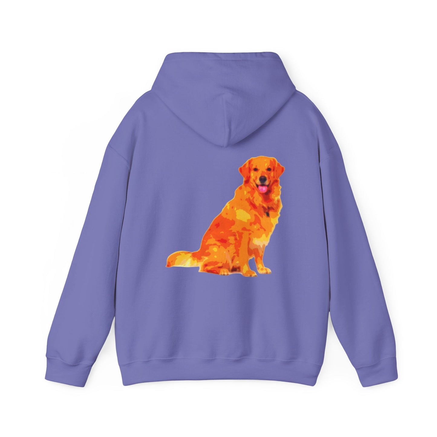 Vibrant Golden Retriever Hoodie, Pet Lover Gift, Cozy Sweatshirt, Animal Art Apparel, Dog Mom Outfit, Christmas Wear, Cute Canine Fashion