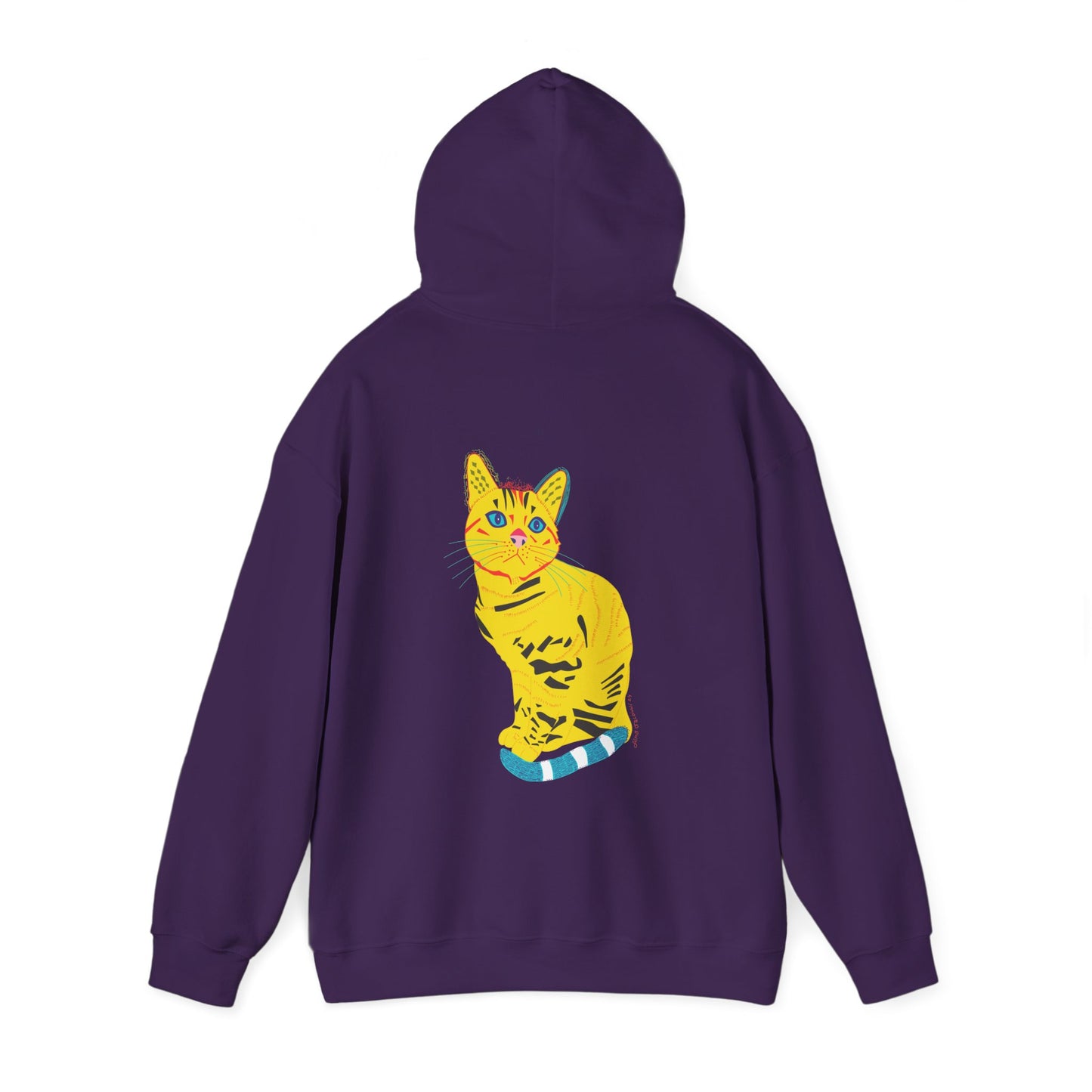Yellow Cat Unisex Heavy Blend™ Hooded Sweatshirt