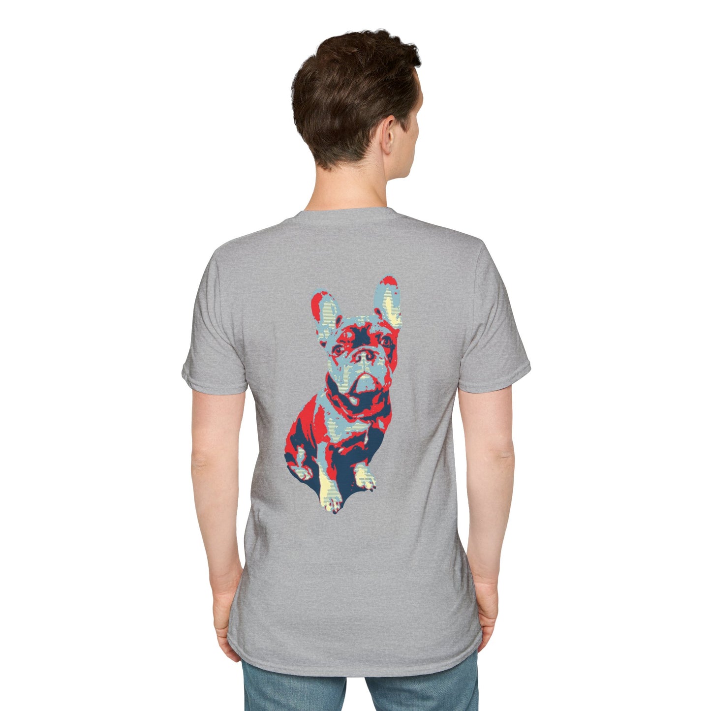 French Buldog Unisex Softstyle T-Shirt
