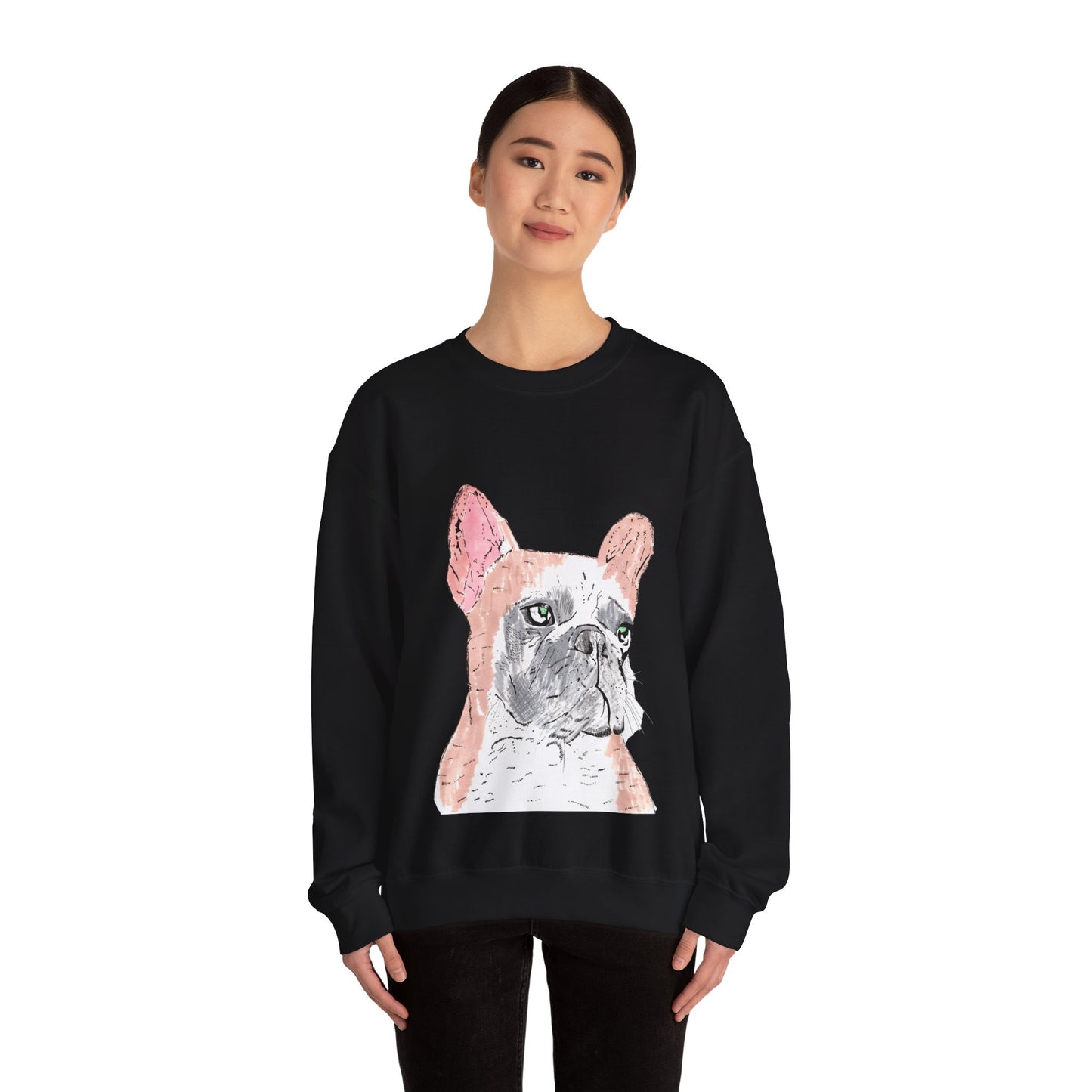 French Bulldog Art Sweatshirt - Cozy Unisex Crewneck for Dog Lovers