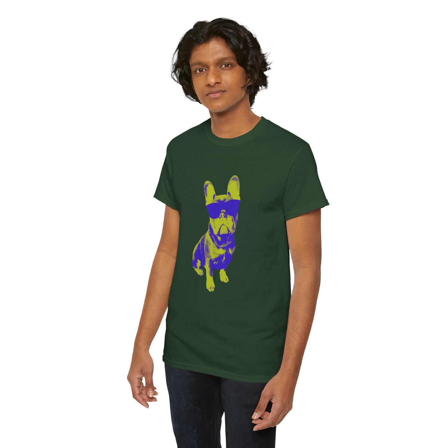 French Buldog Unisex Heavy Cotton Tee