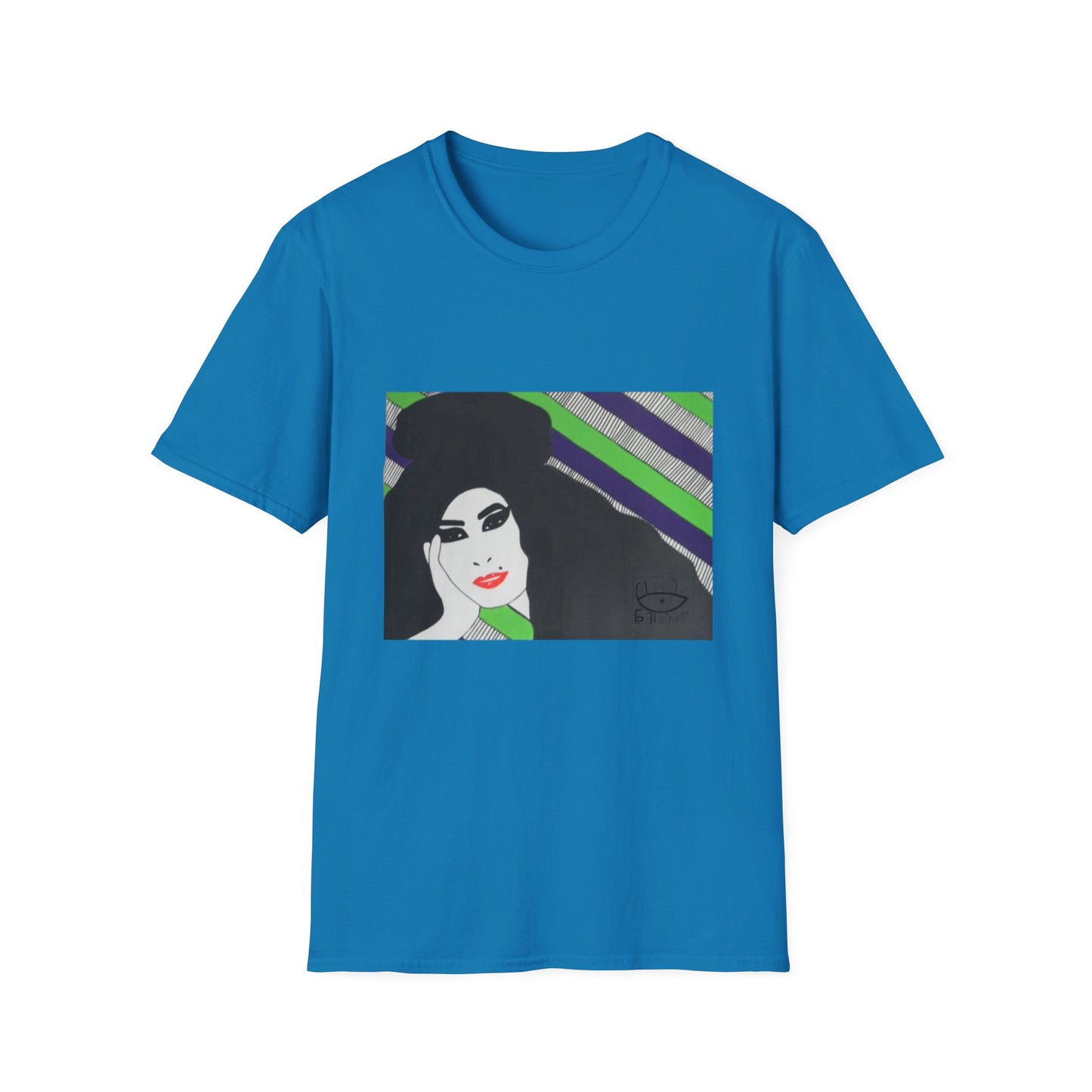 Artistic Amy Portrait T-Shirt, Casual Wear, Unique Gift, Pop Culture Apparel, Unisex Fashion, Everyday Comfort