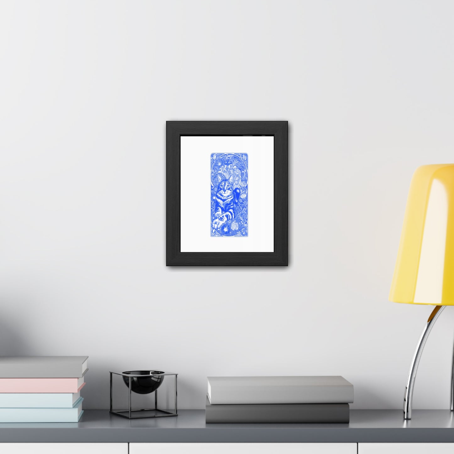 Art Nouveaux Cat Framed Posters