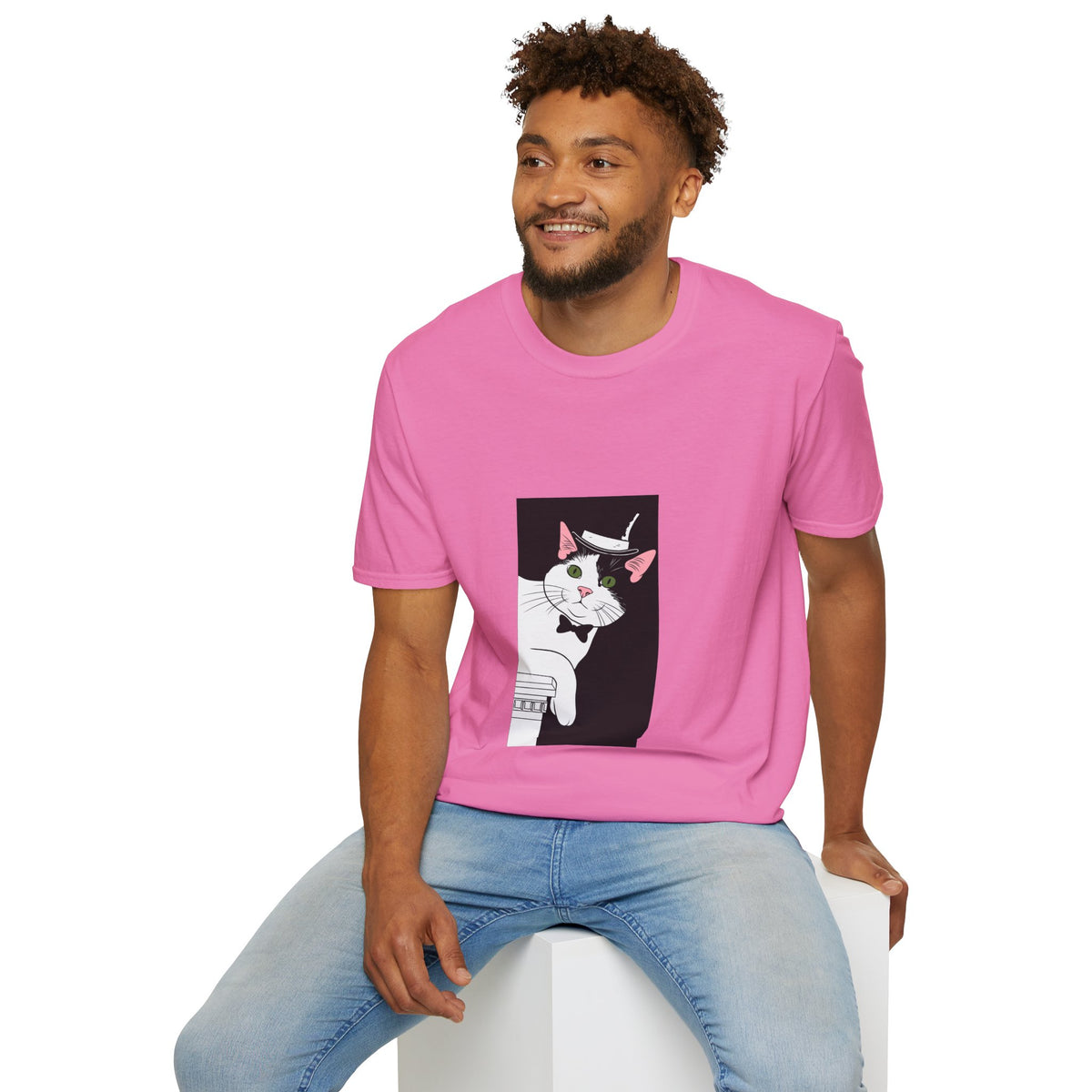 Mister Cat Unisex Softstyle T-Shirt