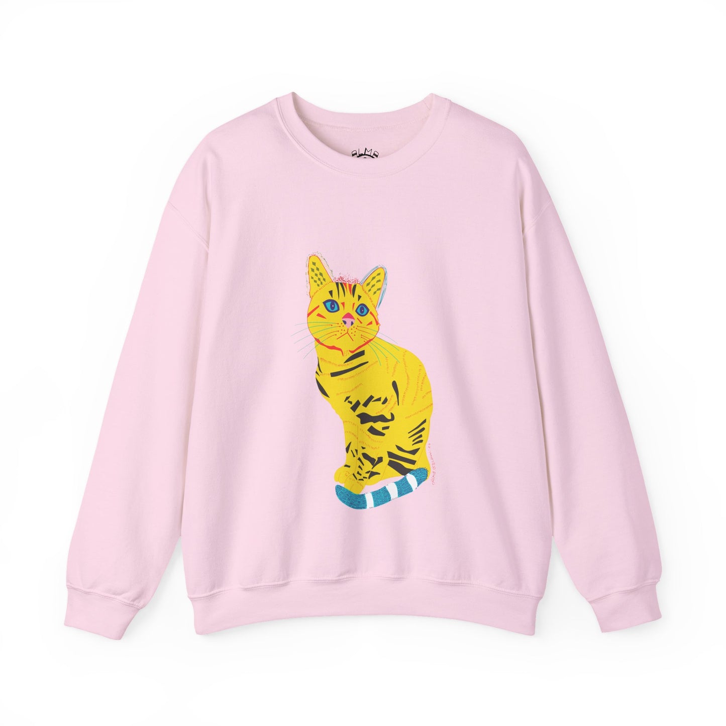 Yellow Cat Unisex Heavy Blend™ Crewneck Sweatshirt