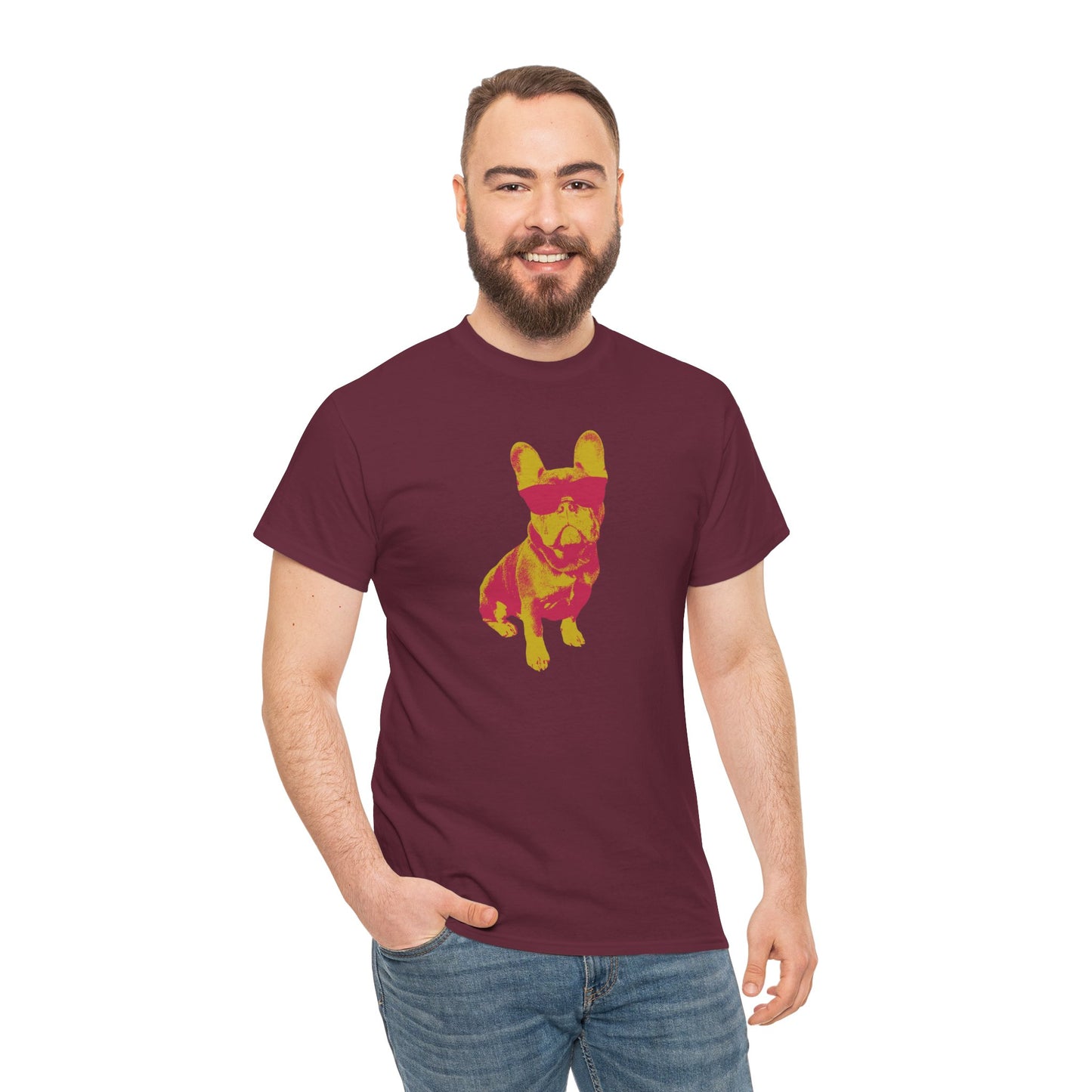 French Buldog Unisex Heavy Cotton Tee