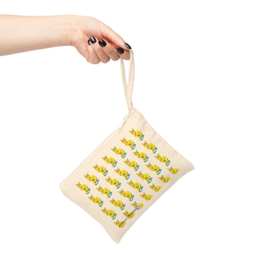 Yellow Cat Zipper Pouch