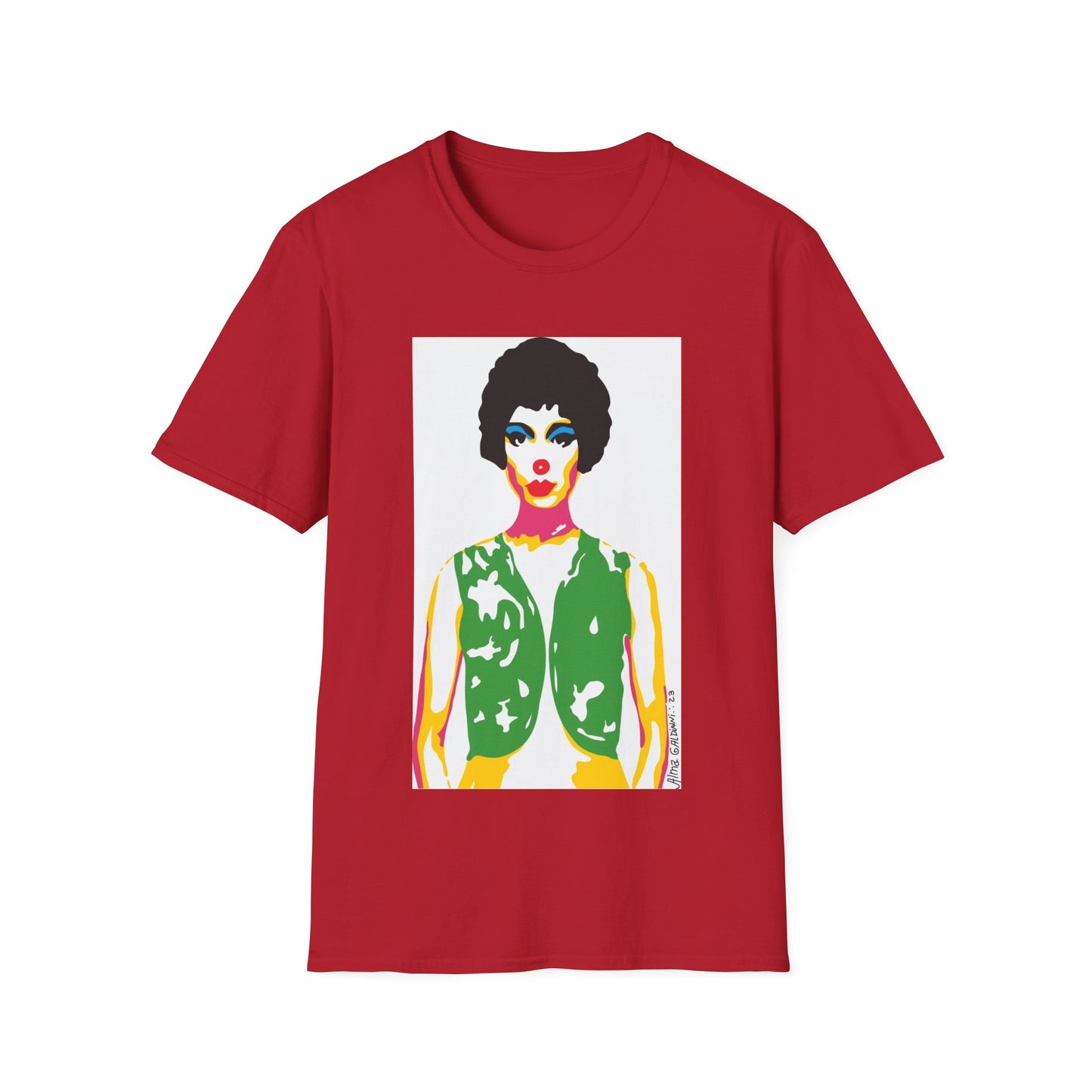 Pop Art Femme Portrait T-Shirt