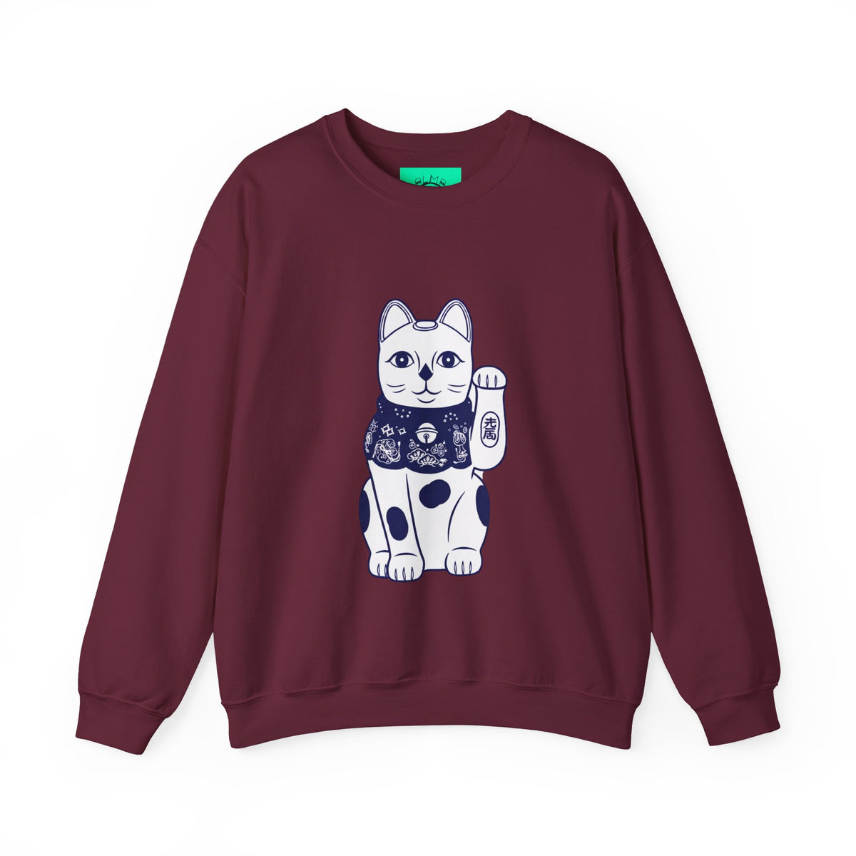 Good Luck Cat Unisex Heavy Blend™ Crewneck Sweatshirt