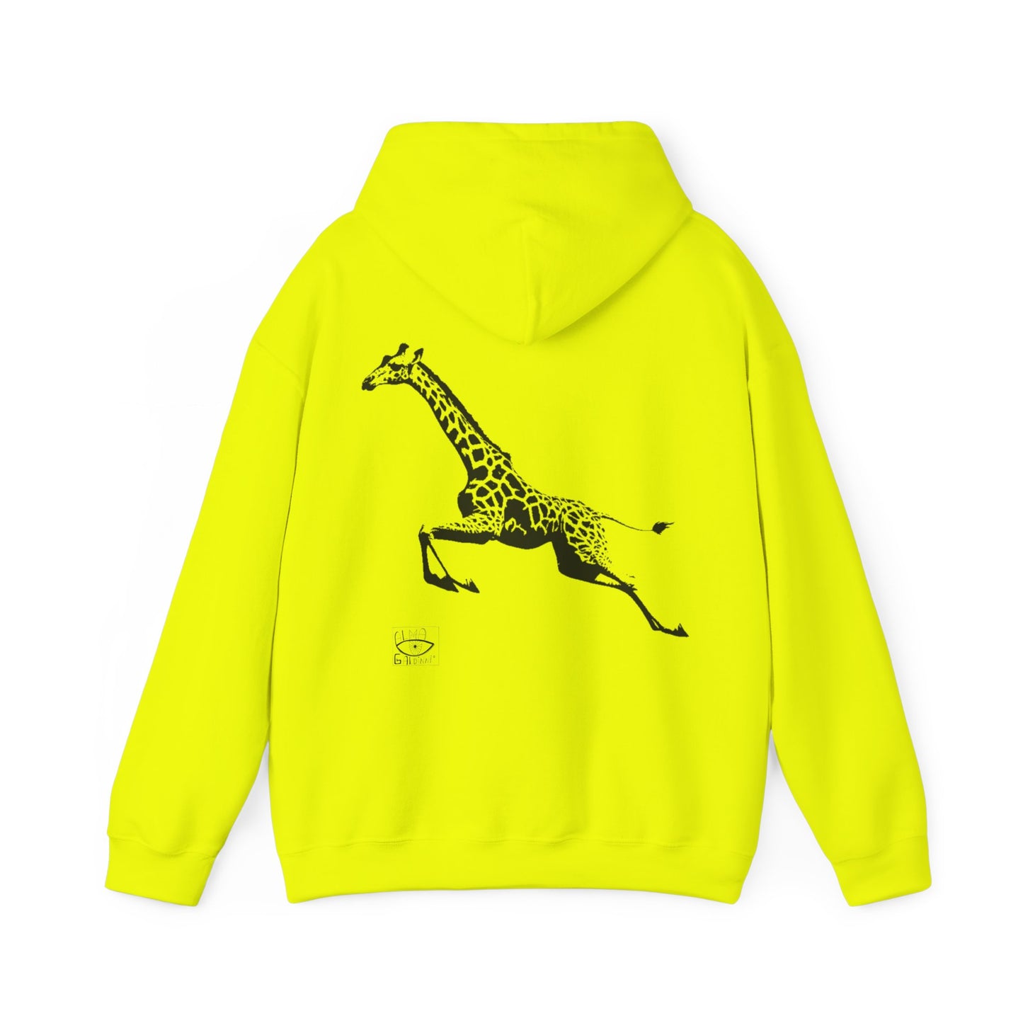 Giraffe Print Hoodie - Cozy Gift for Animal Lovers, Unisex Sweatshirt, Wildlife Fashion, Nature Gift, Unique Apparel