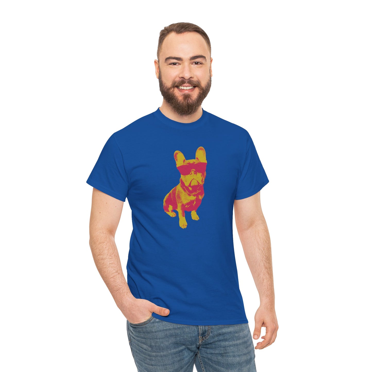 French Buldog Unisex Heavy Cotton Tee