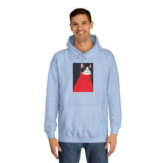 Lazy cat Unisex College Hoodie