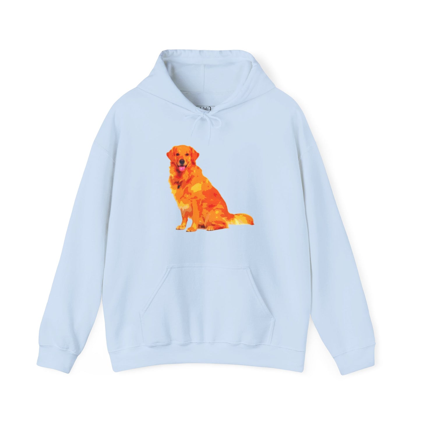 Vibrant Golden Retriever Hoodie, Pet Lover Gift, Cozy Sweatshirt, Animal Art Apparel, Dog Mom Outfit, Christmas Wear, Cute Canine Fashion