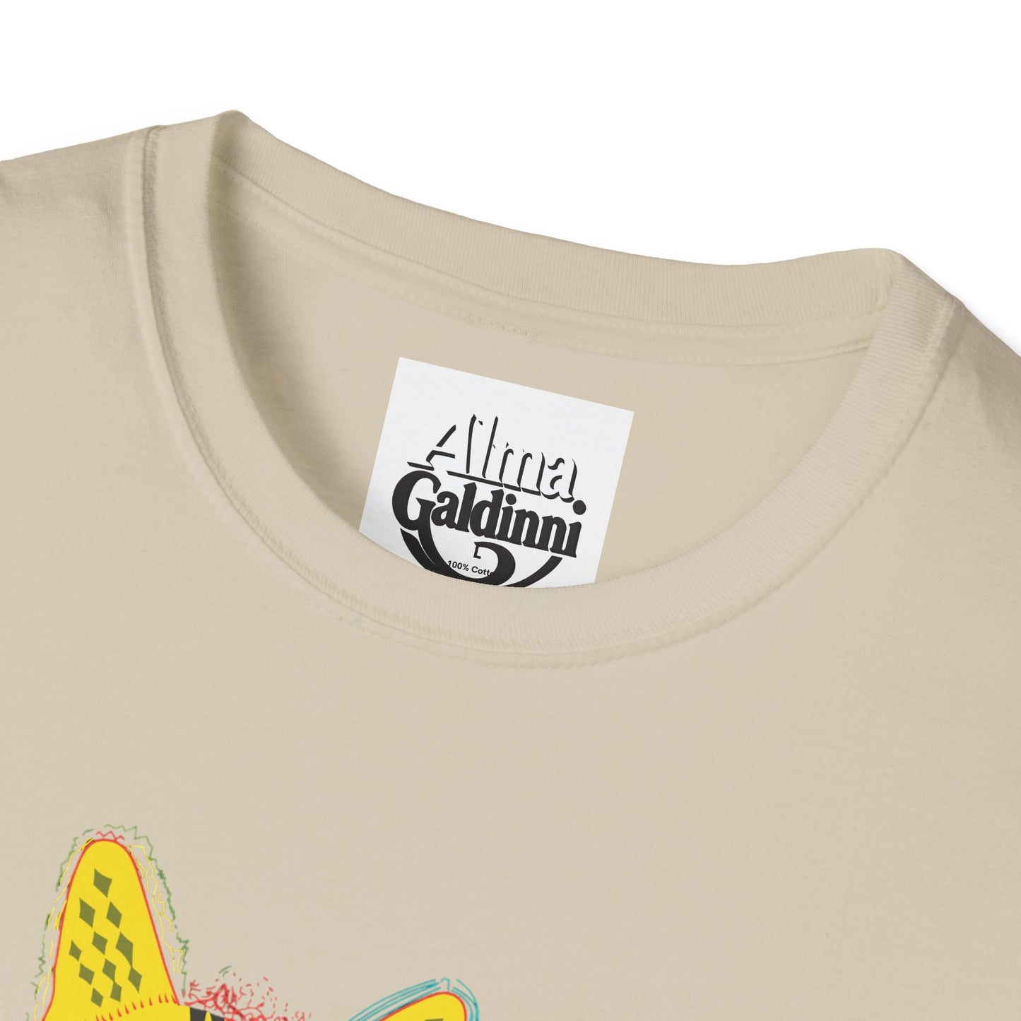 Yellow Cat Unisex Softstyle T-Shirt