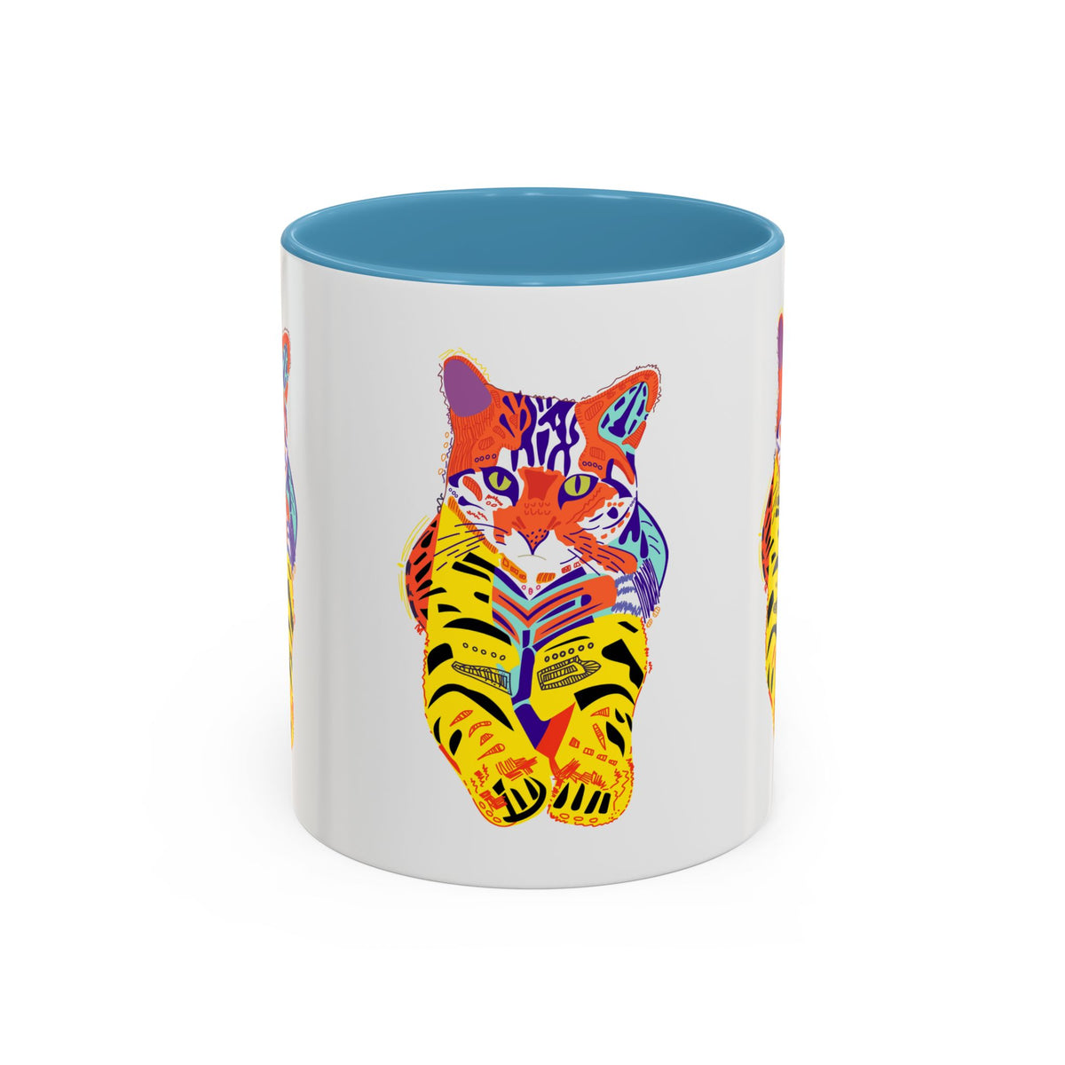Tiger Cat Accent Coffee Mug (11, 15oz)