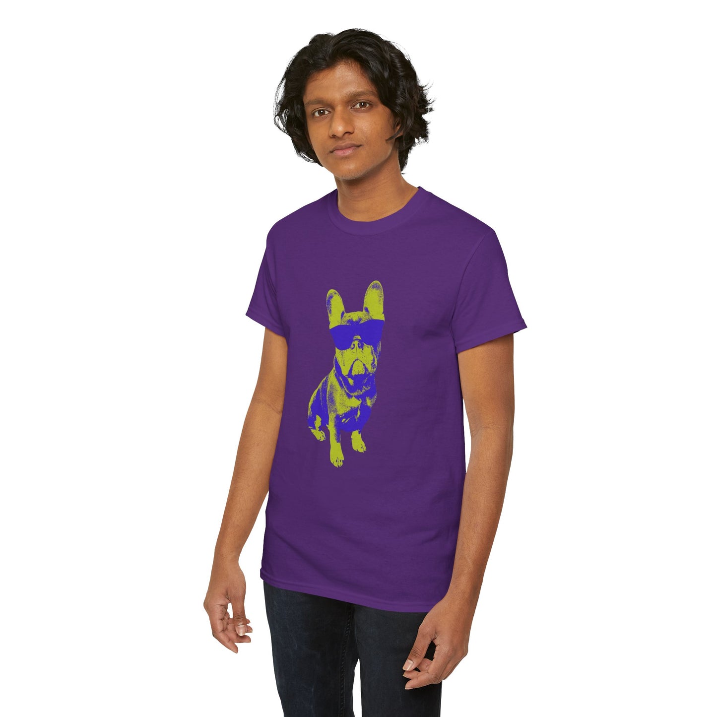 French Buldog Unisex Heavy Cotton Tee