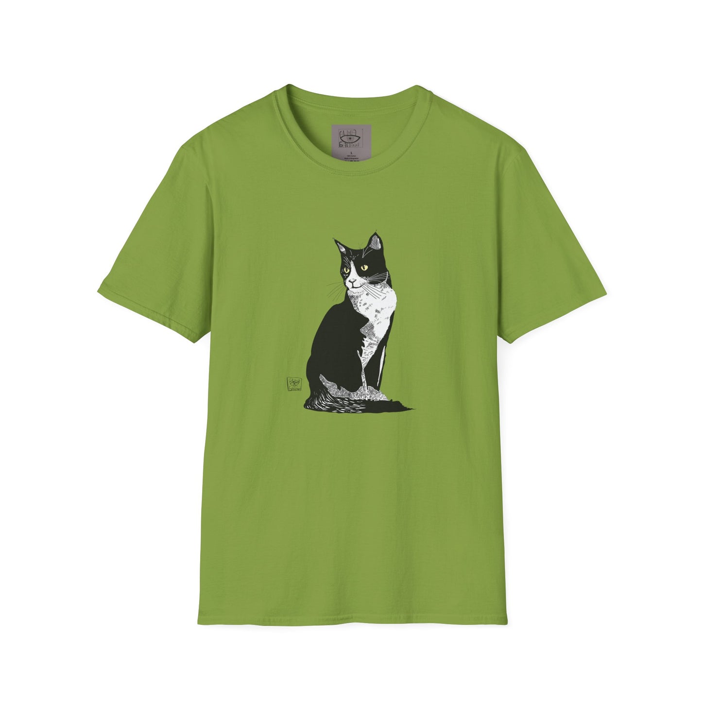 Sexy Black Cat Unisex Softstyle T-Shirt