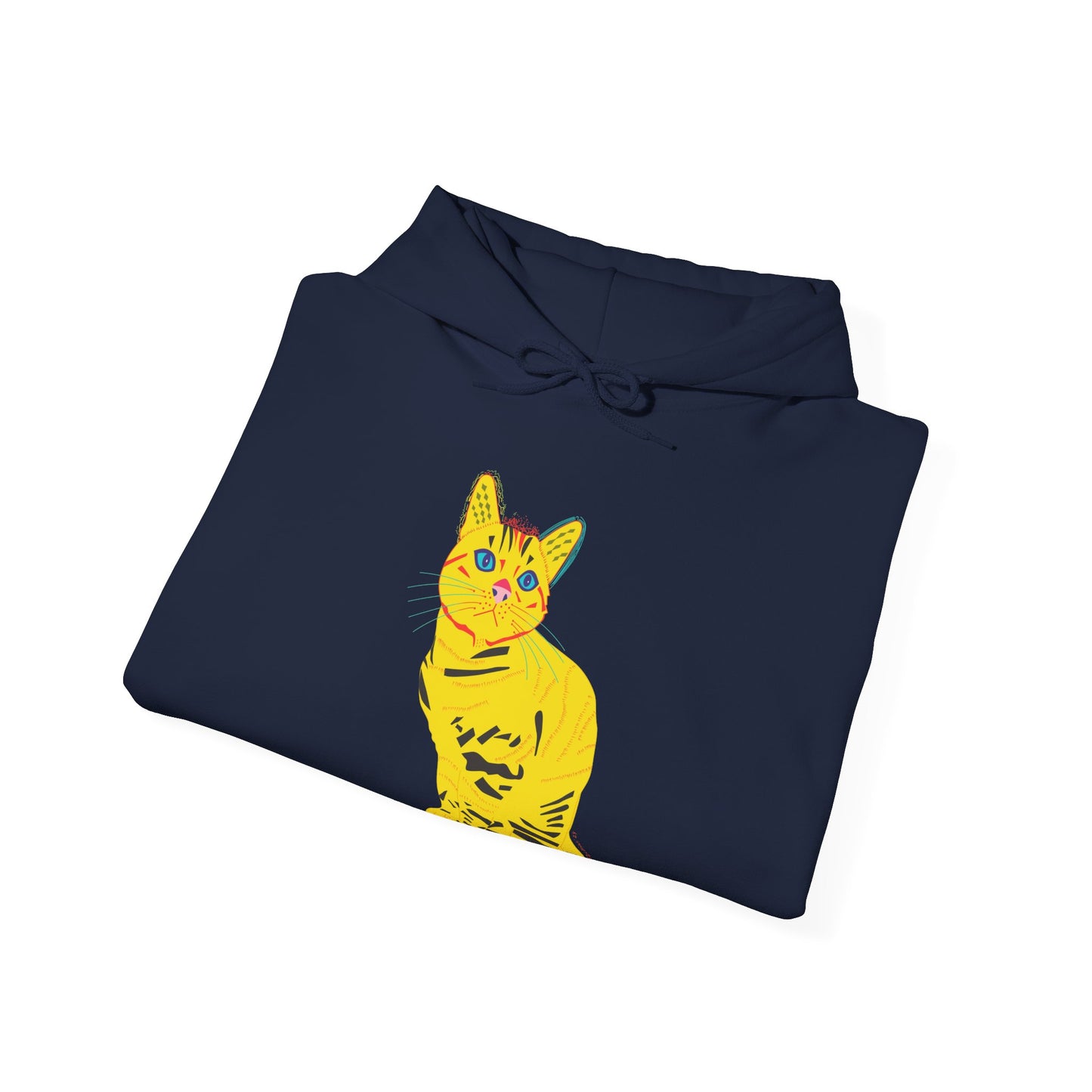 Yellow Cat Unisex Heavy Blend™ Hooded Sweatshirt