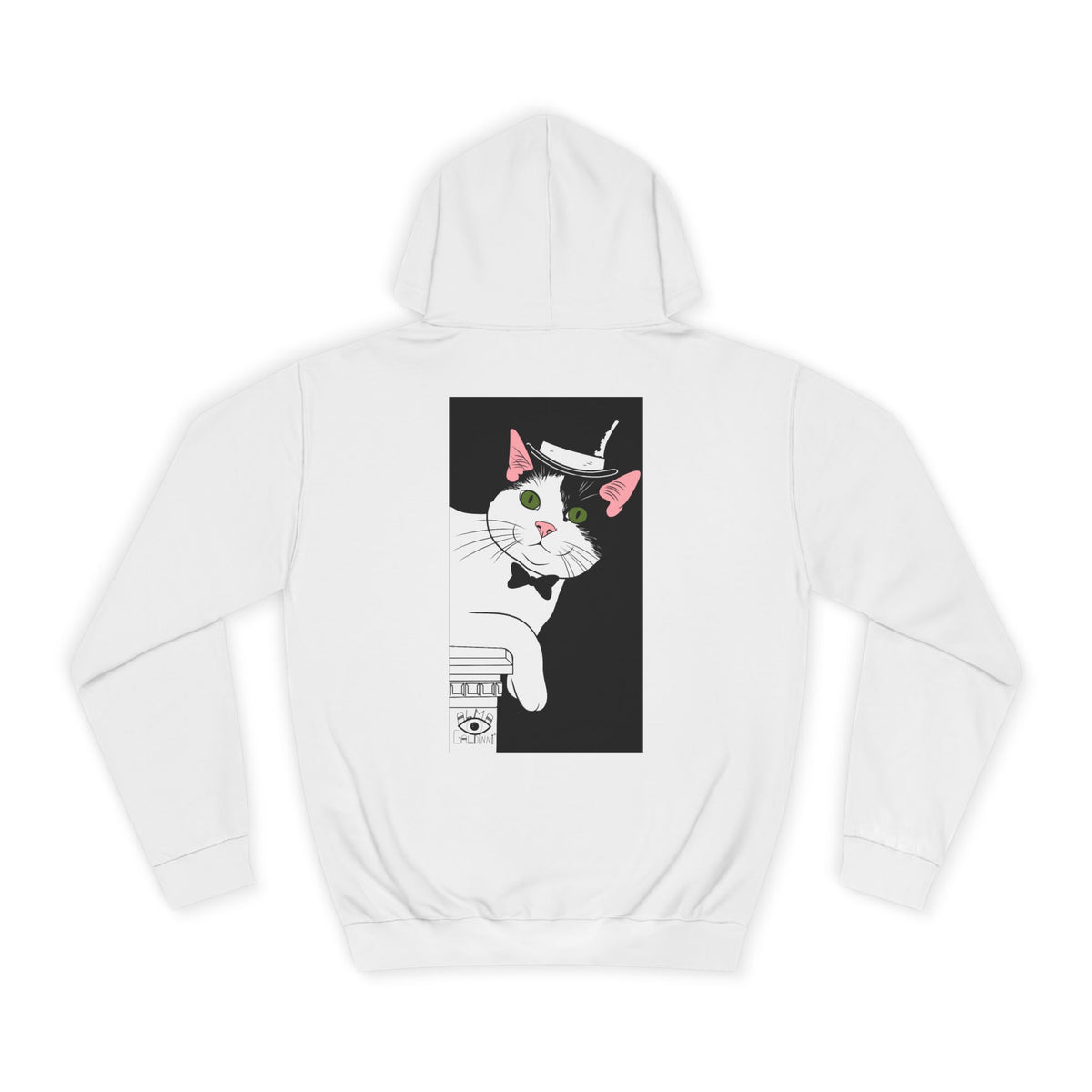 Mister Cat Unisex College Hoodie