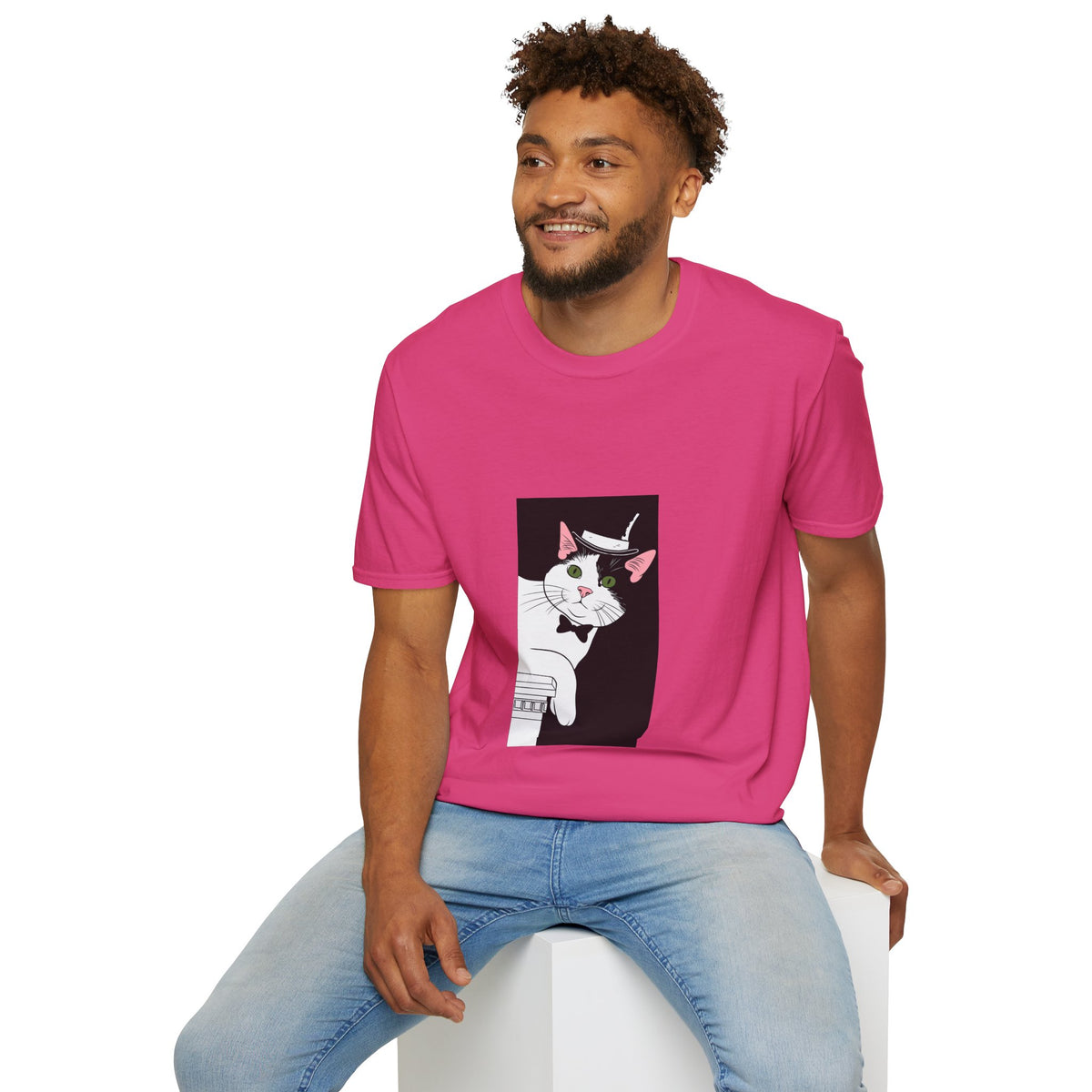 Mister Cat Unisex Softstyle T-Shirt