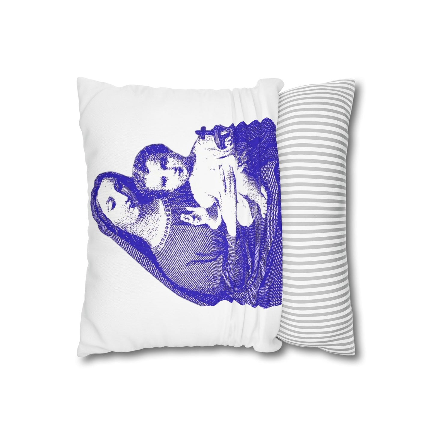 Saint Mary Square Poly Canvas Pillowcase