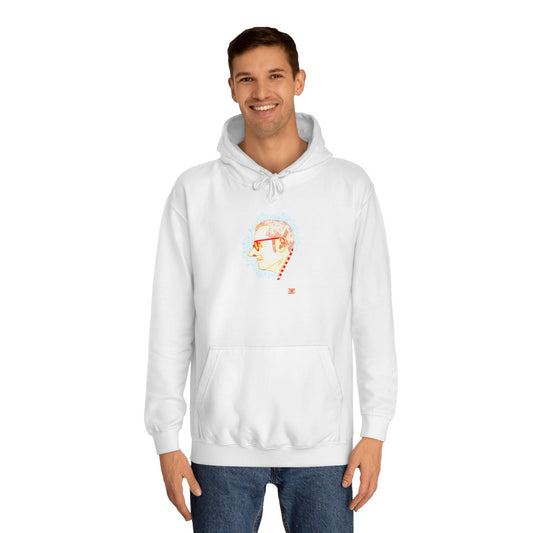 Caricature Unisex College Hoodie