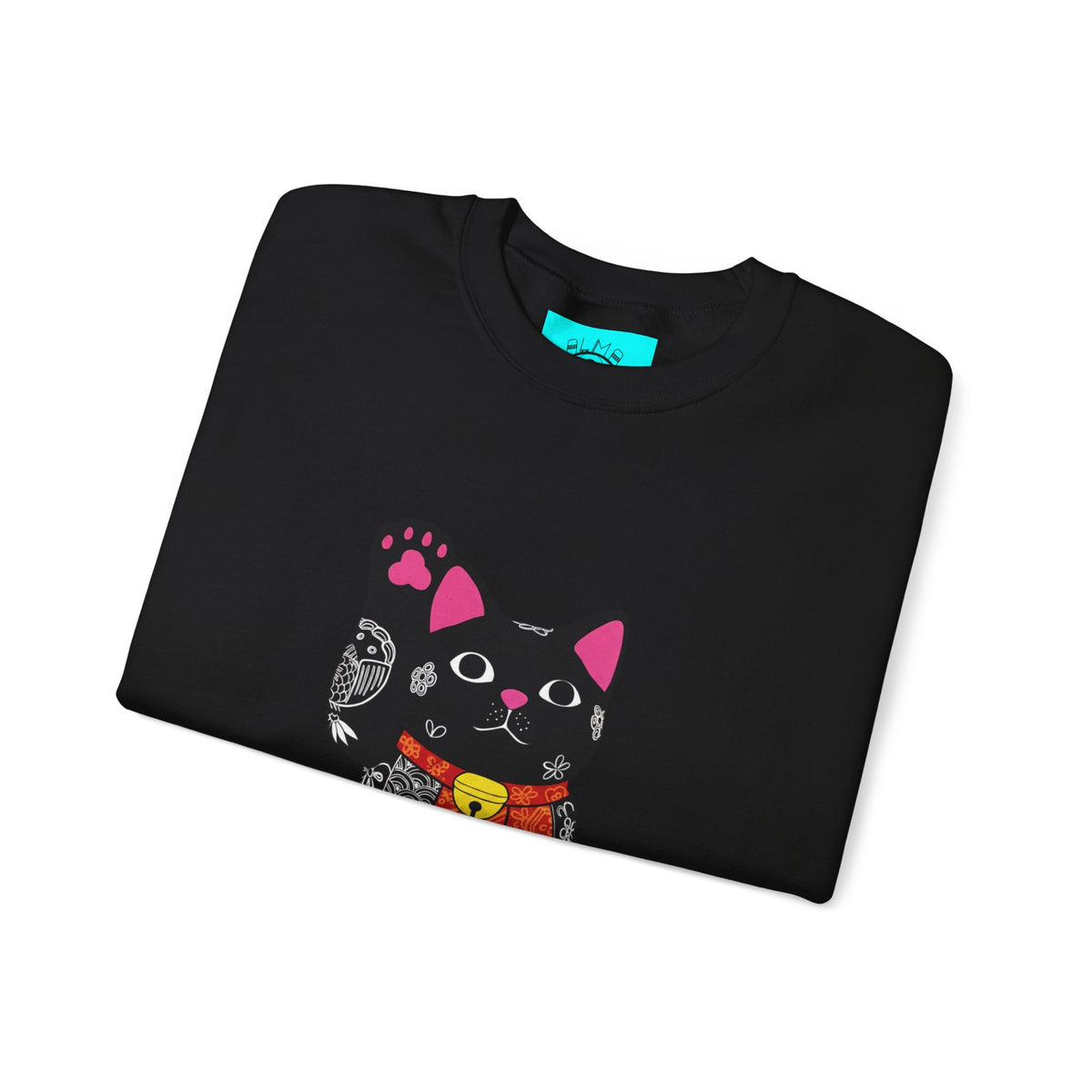 Good luck cat Unisex Heavy Blend™ Crewneck Sweatshirt