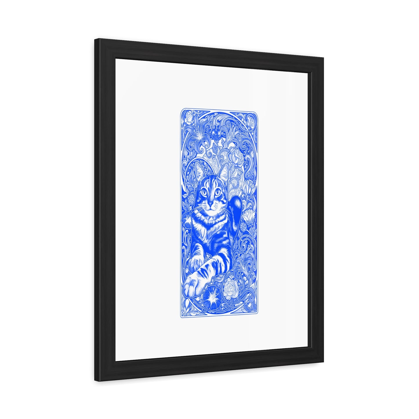 Art Nouveaux Cat Framed Posters