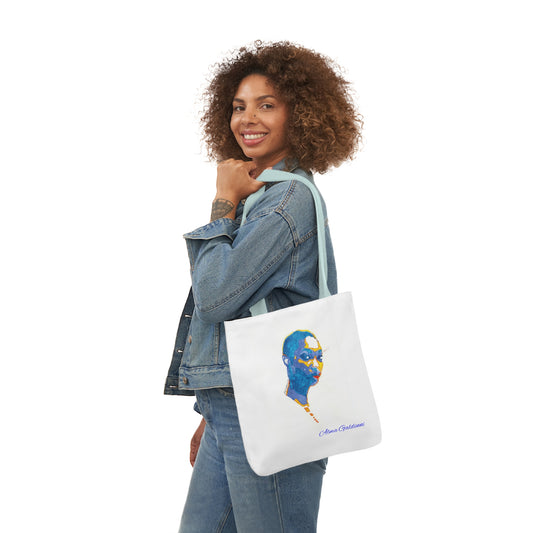 Abstract Blue Lady Tote bag