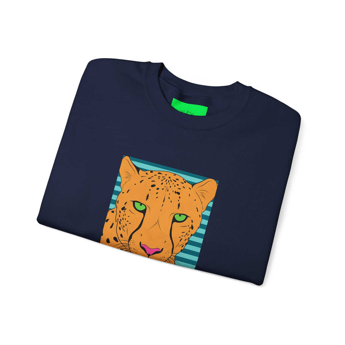 Bright leopard Unisex Heavy Blend™ Crewneck Sweatshirt