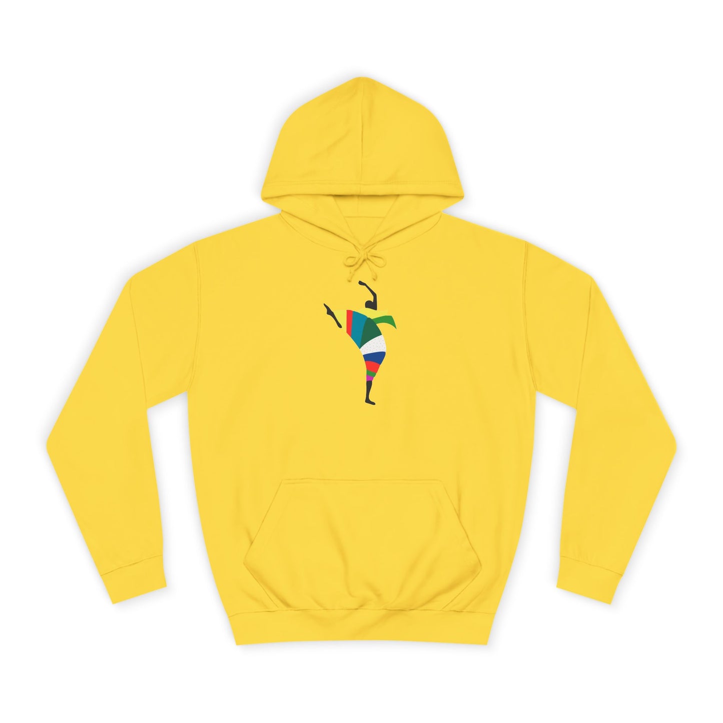 Colorful Dancer Unisex College Hoodie - Stylish Daily Wear