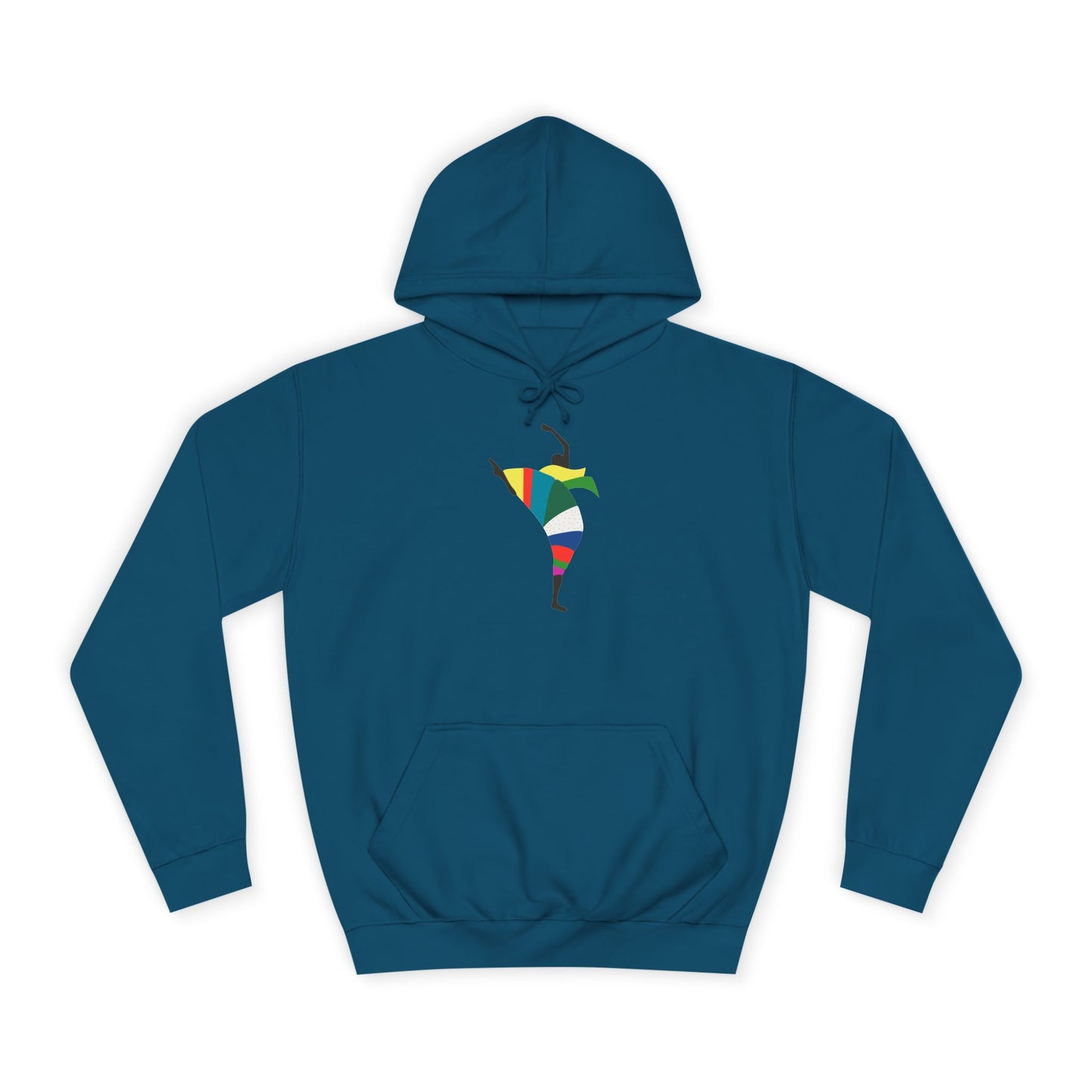 Colorful Dancer Unisex College Hoodie - Stylish Daily Wear