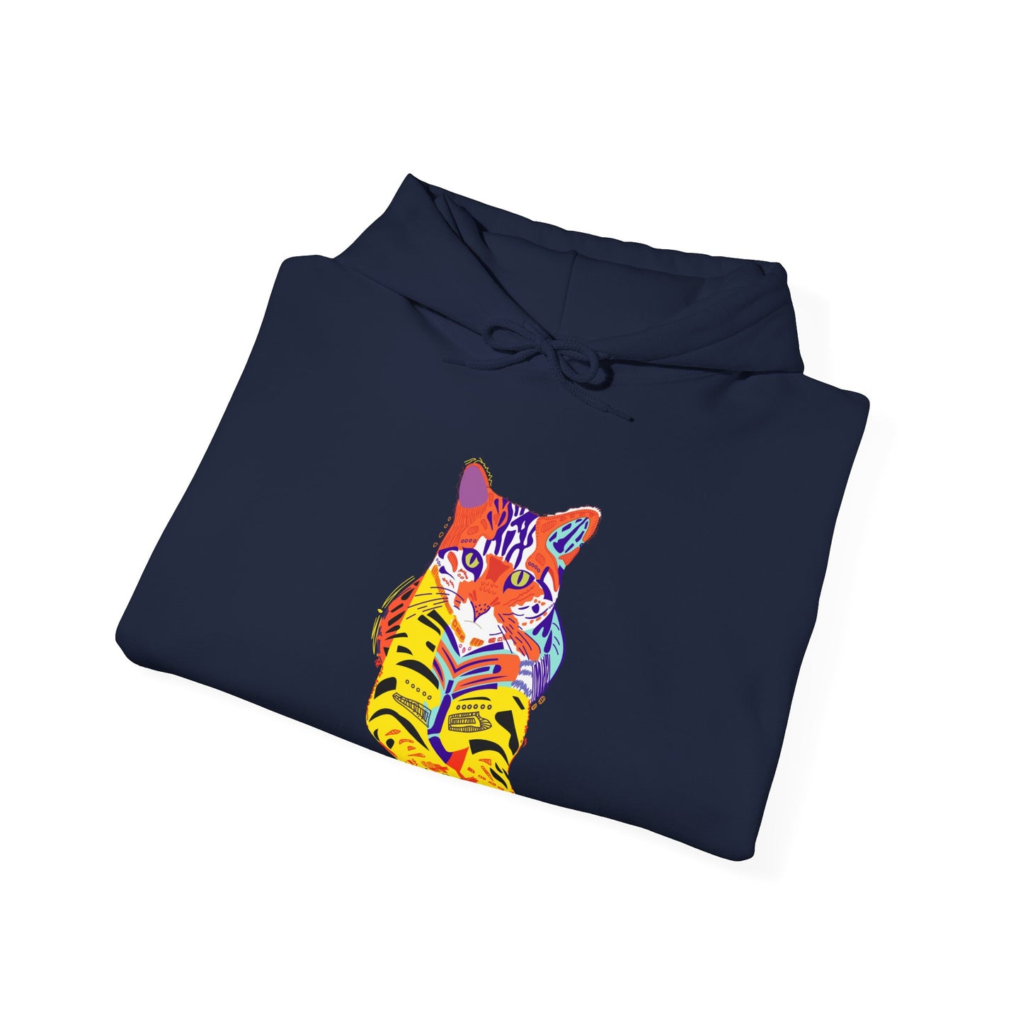 Tiger Cat Unisex Heavy Blend™ Hooded Sweatshirt