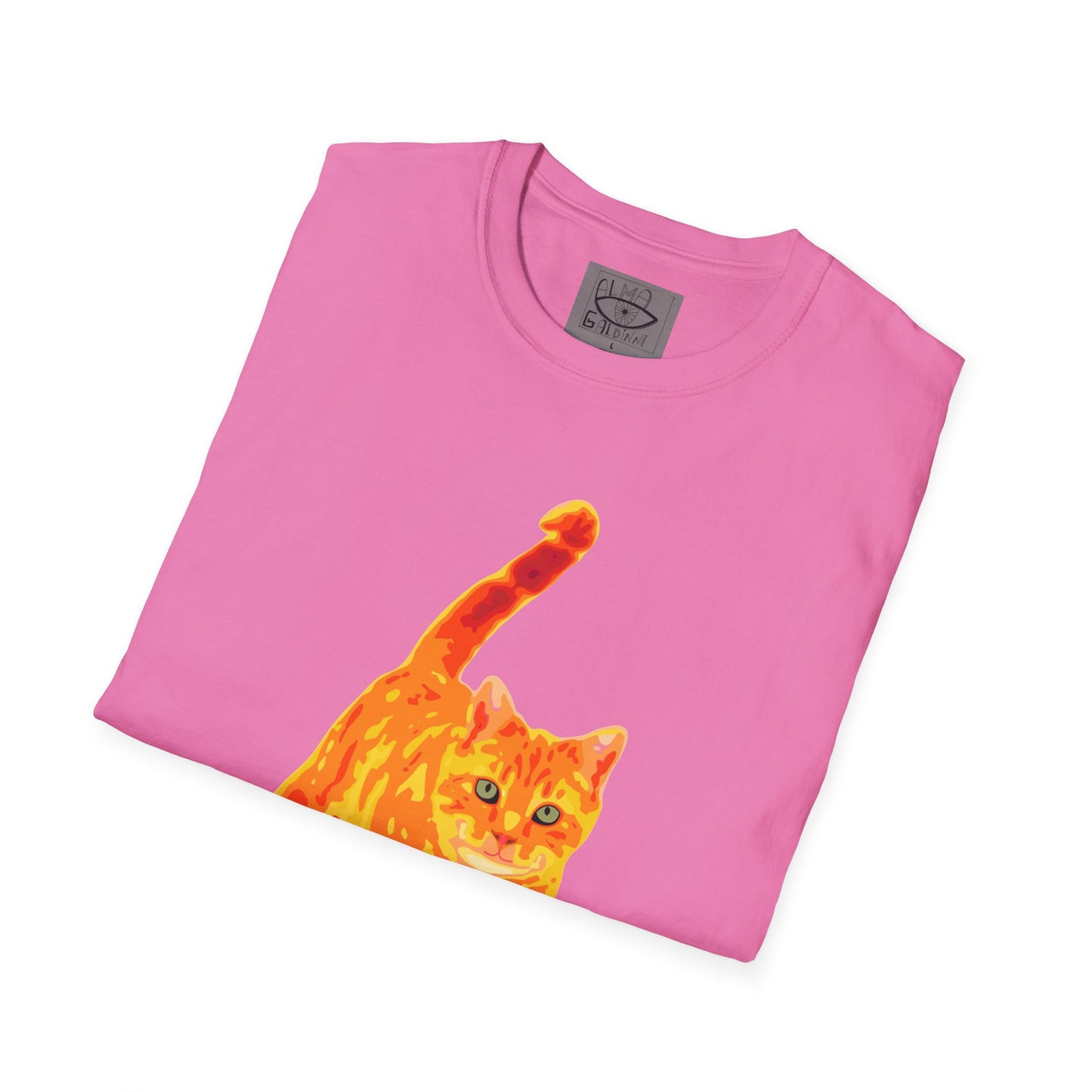 Bright Ginger Cat Unisex Softstyle T-Shirt