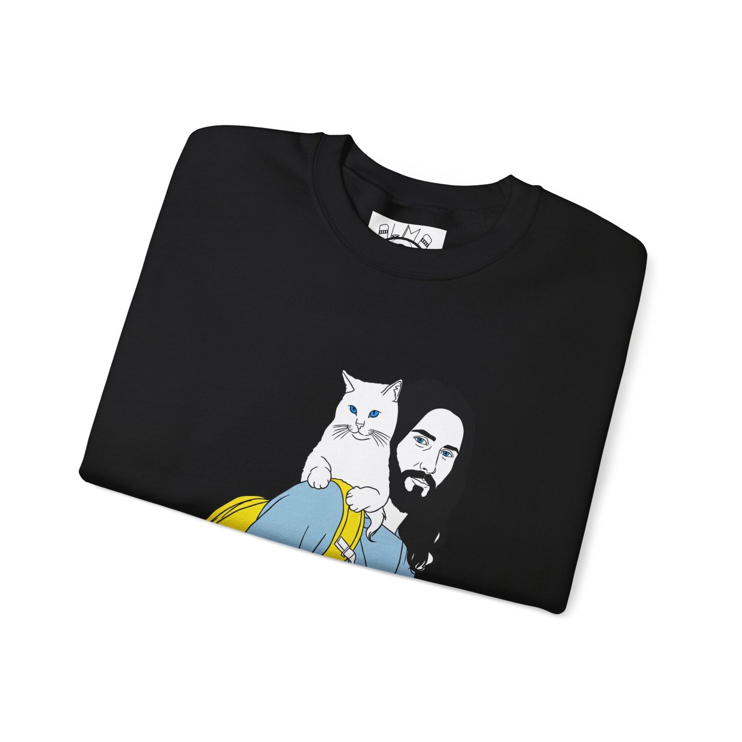 Jeus and cat Unisex Heavy Blend™ Crewneck Sweatshirt
