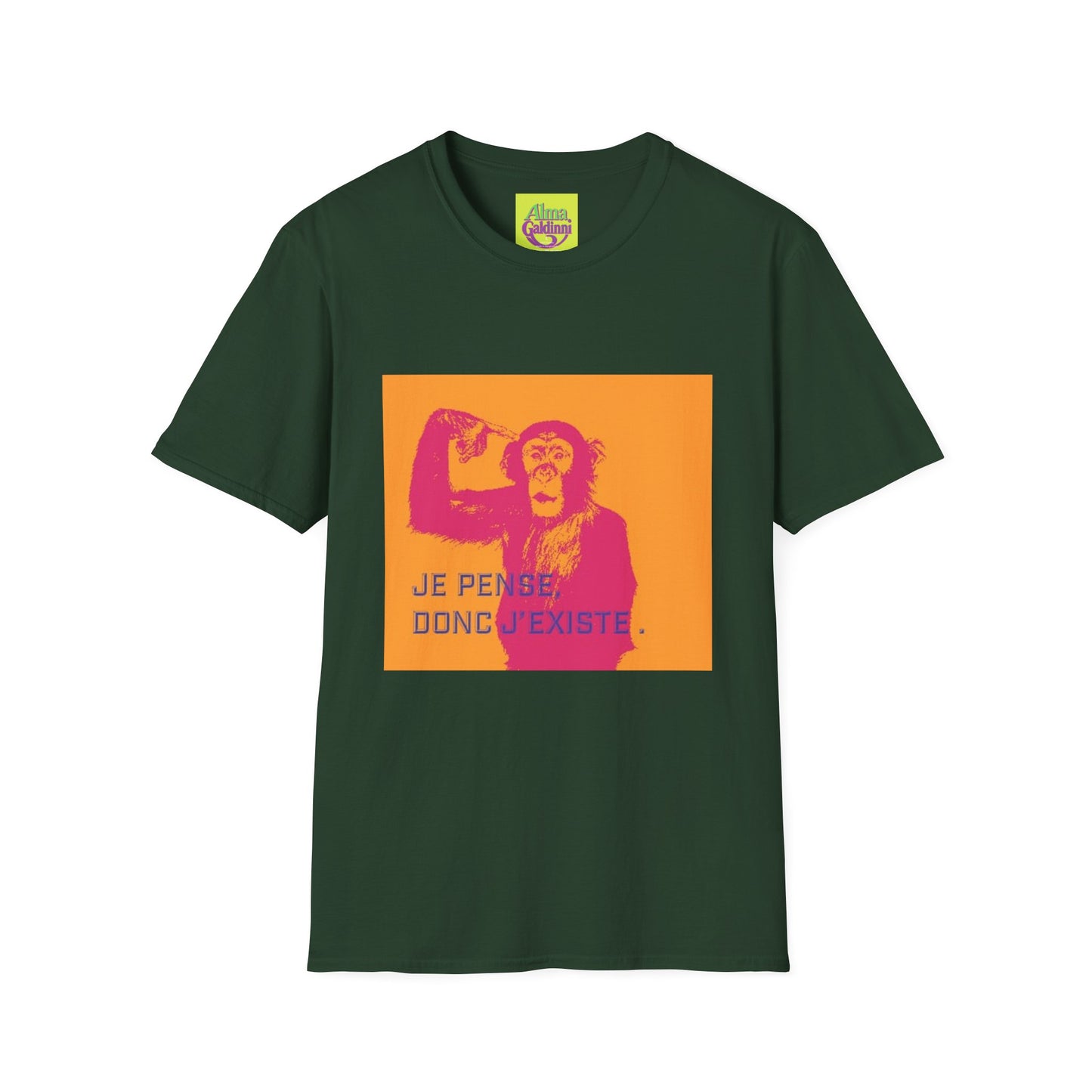 Philosophical Monkey Unisex Softstyle T-Shirt