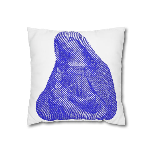 Saint Mary Square Poly Canvas Pillowcase