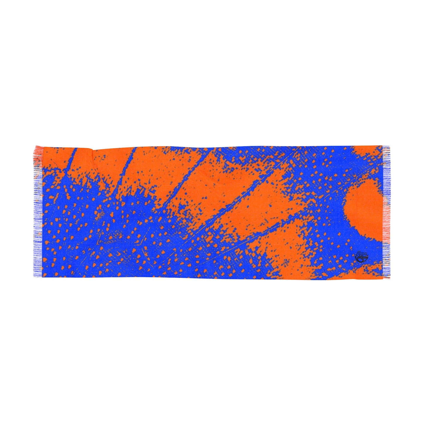 Orange Butterfly Light Scarf