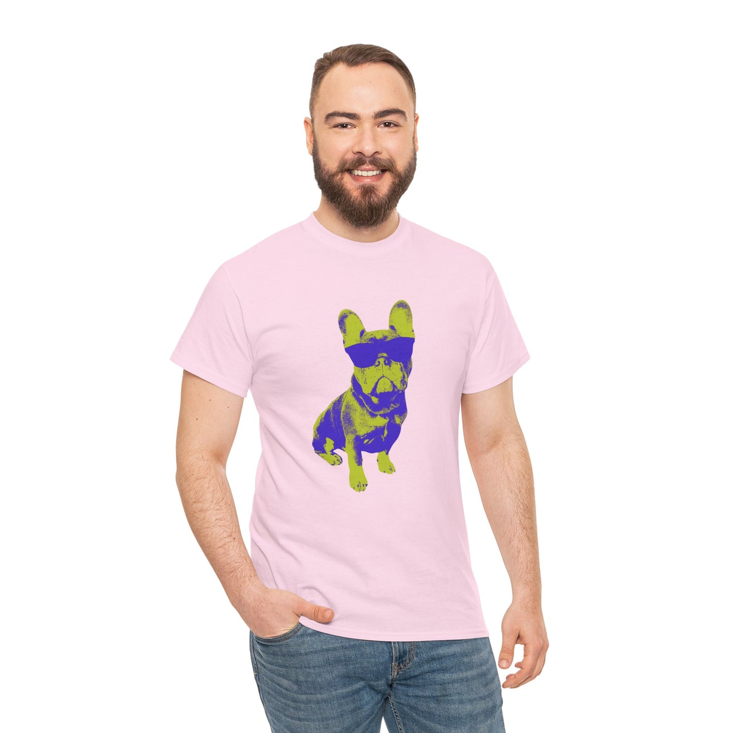 French Buldog Unisex Heavy Cotton Tee