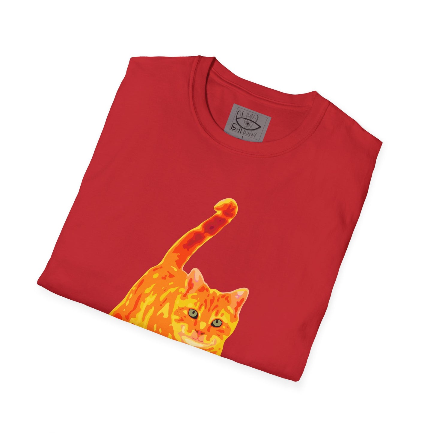 Bright Ginger Cat Unisex Softstyle T-Shirt