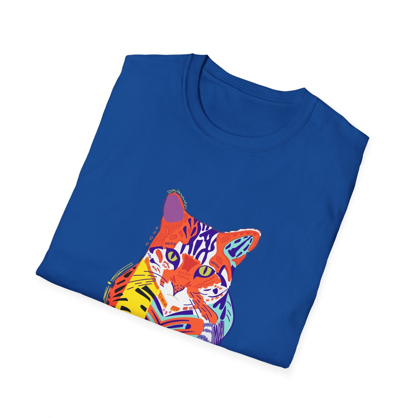 Vibrant Tiger Graphic Unisex Softstyle T-Shirt