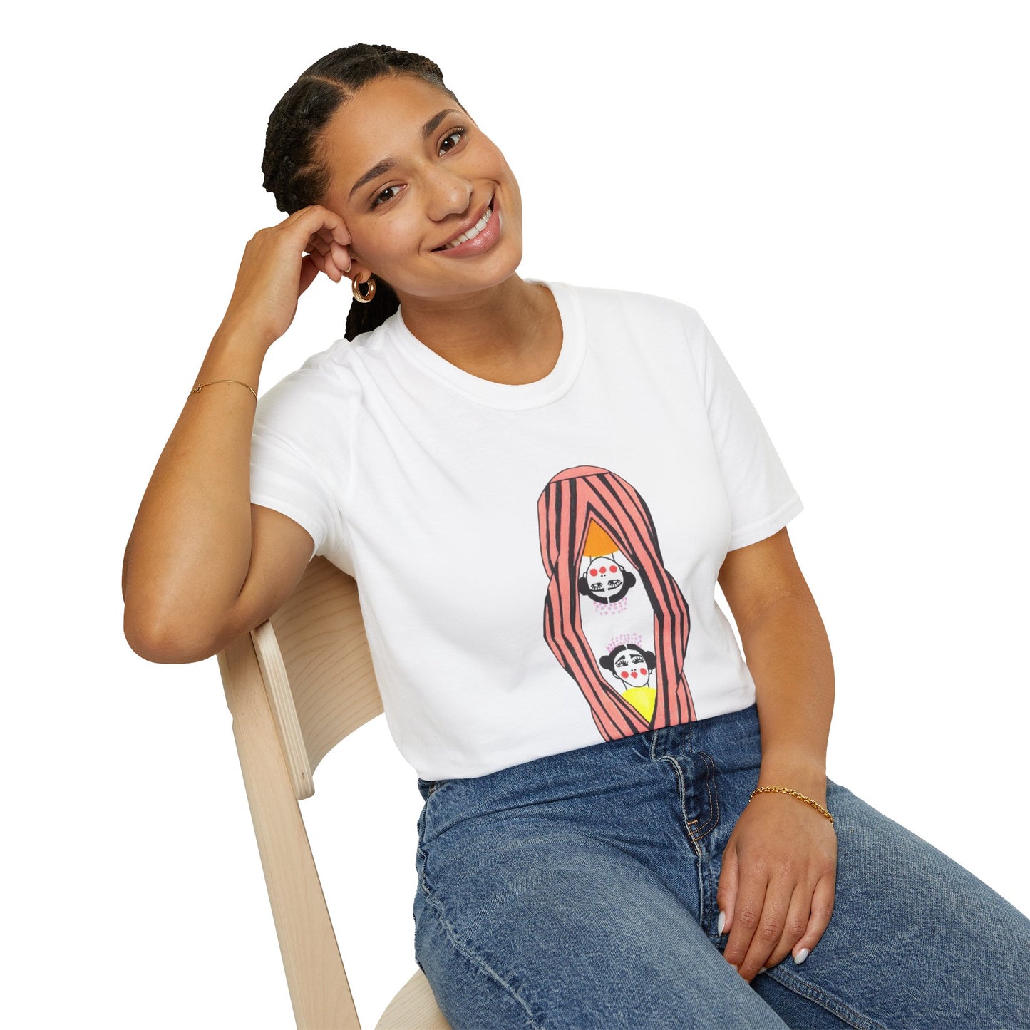 Frida Kahlo Khalo  Graphic Unisex Softstyle T-Shirt